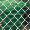 Clôture à mailles revêtues de PVC vert foncé